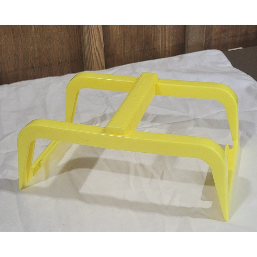 Vintage‎ Tupperware #1430 Carry All Storage Tote Replacement Handle Yellow Sun